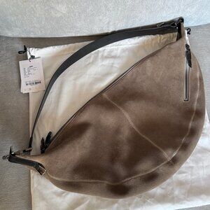 LEMAIRE Taupe Quiver Clip Bag